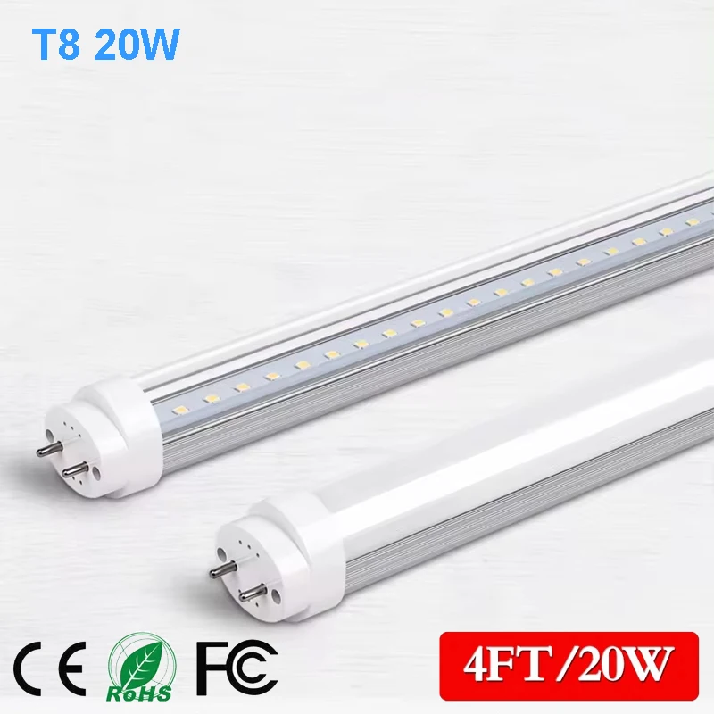 

25PCS 2ft 4ft LED Tube light T8 10W 20W AC85-285V G13 Super Bright LED Fluorescent light SMD2835 LED Tube light