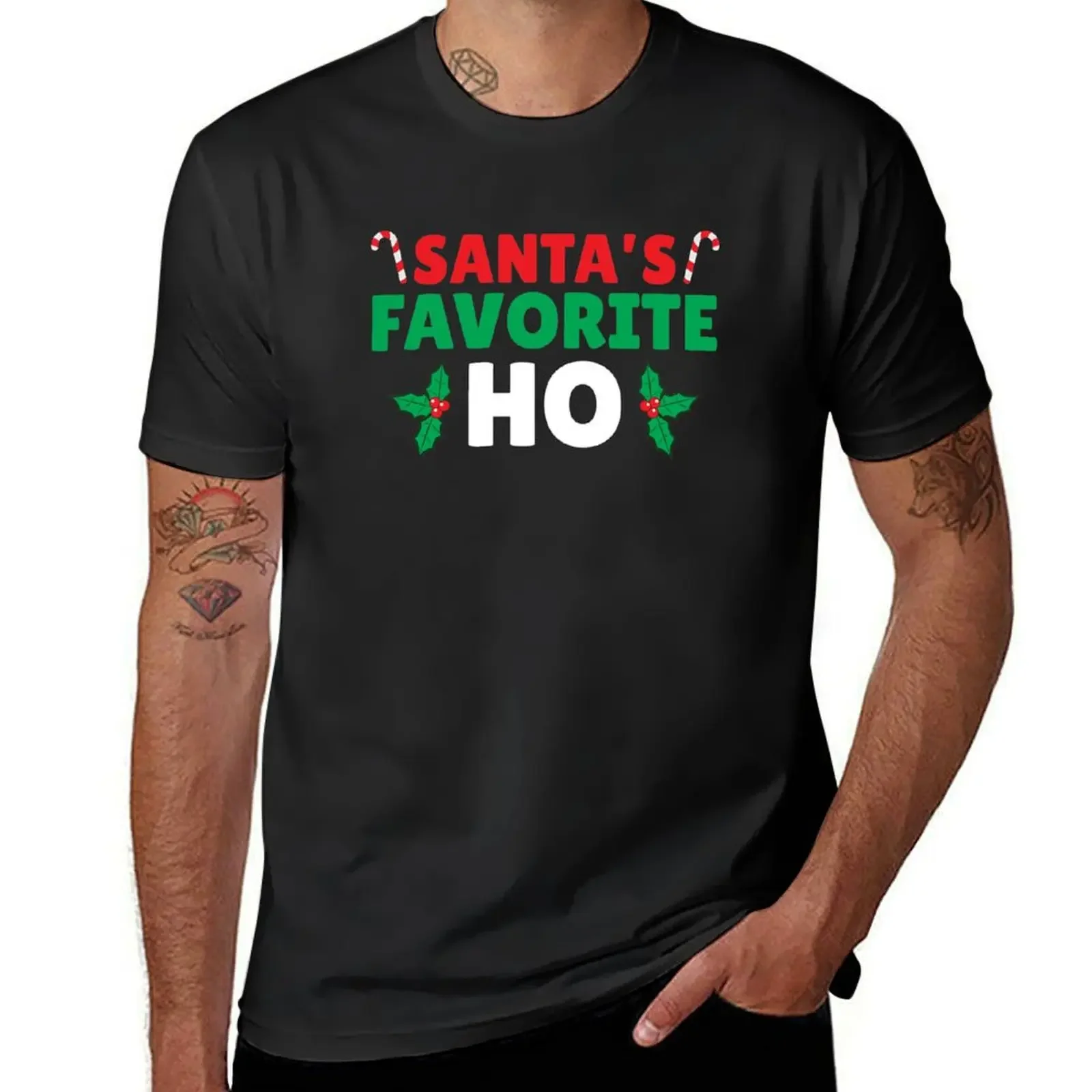 

Santa's Favorite Ho T-Shirt cheap stuff tops mens tall t shirts