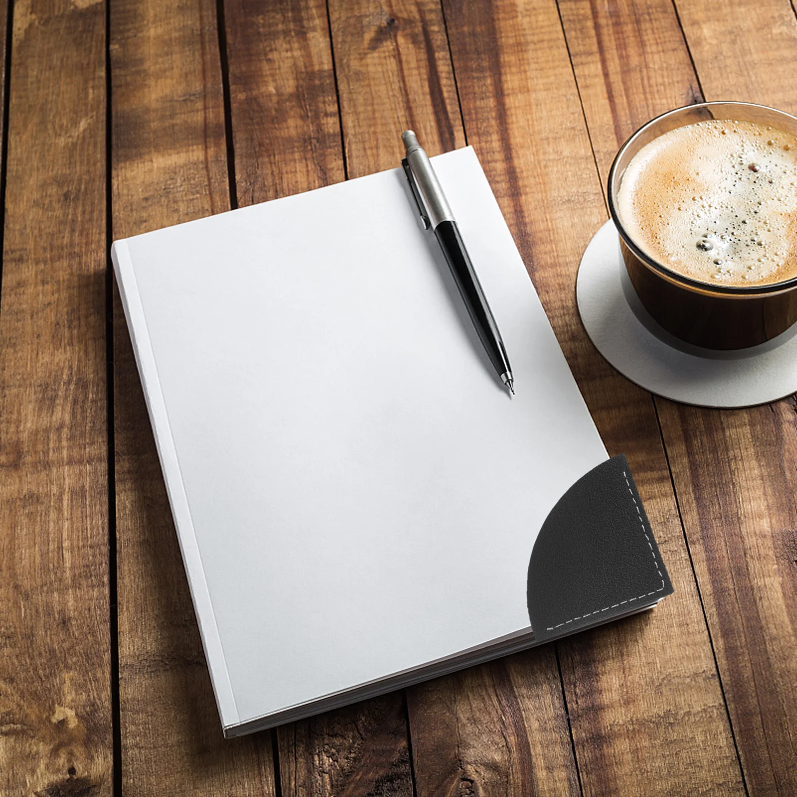 

3Pcs PU Bookmarks Handmade Page Corner Protectors Reading Markers for Book Lovers Student Gift Corner Bookmark