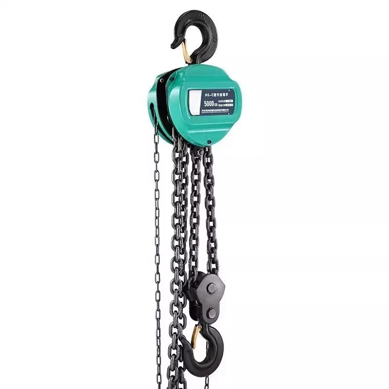 

Hand Chain Hoist Crane 1/2/3 Ton 5 Ton Small Manual Crane Manual Triangle Lifting 6/9/ 12m