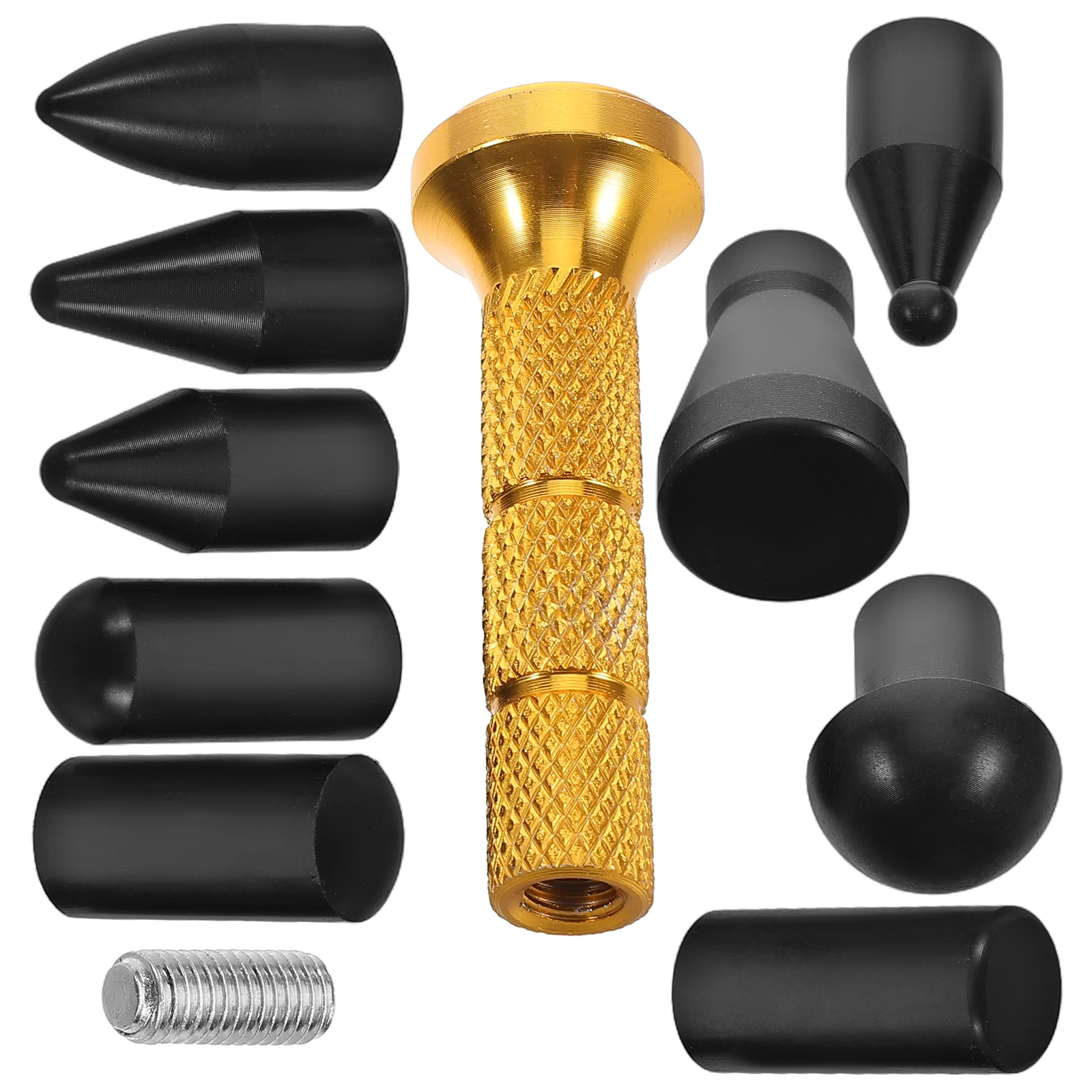 

1Set Auto Body Dent Repair Tool Set Replaceable Heads Metal Tap Down Pen Hand Hammer Kit DIY Dent Removal Kit Pen