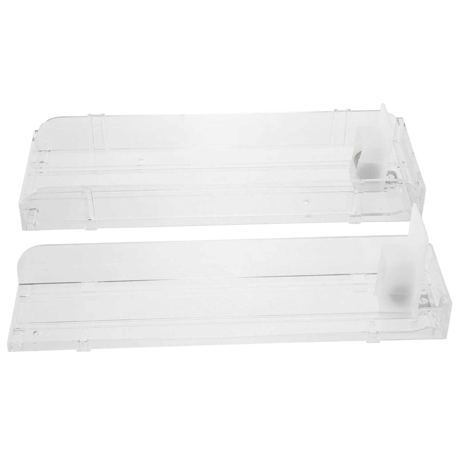 

2pcs Auto Push Cigarette Showcase Transparent Display Rack For Shop Supermarket Easy Install Space-Saving Cigarette Dispenser