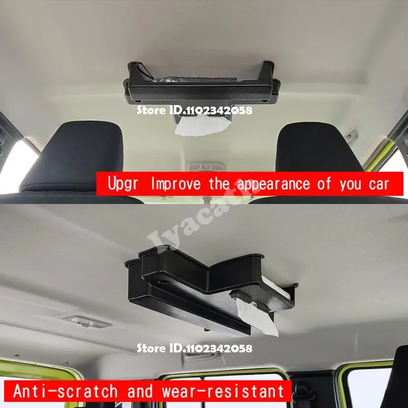 FOR SUZUKI Jimny Nomade 5/SIERRA 3 2025 2026 Seiling Storage Roof Tissue Box Tissue Umbrella Storage Holder Interior Accessories view 3