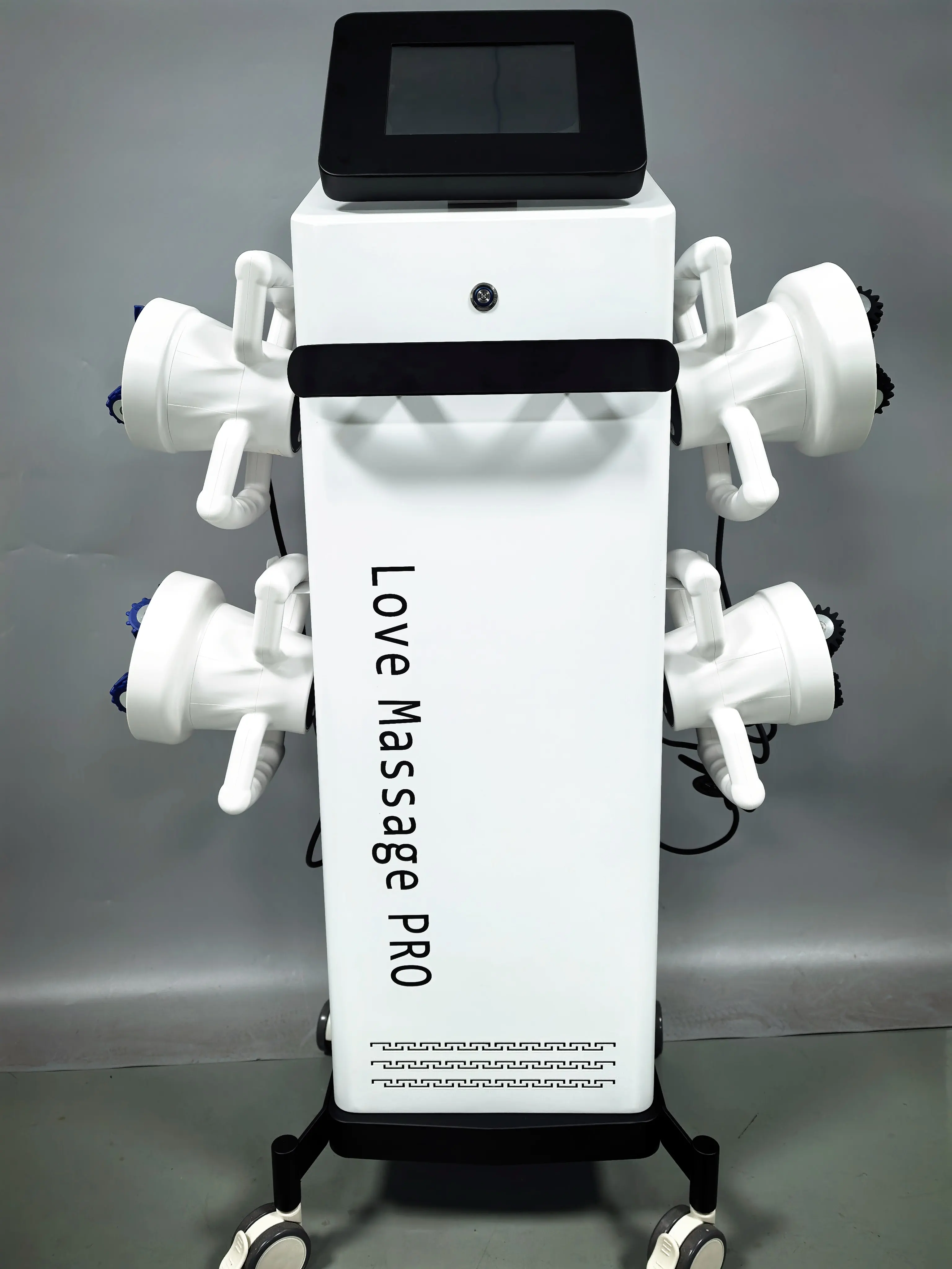 New model of a slimming massager with a 360° rotating roller mechanism is now available at a reduced price.