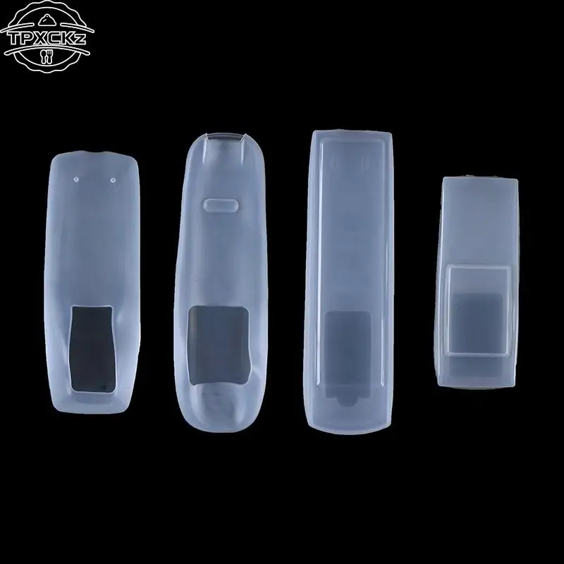 1pc Transparent Dust Protect Protective Storage Bag Portable Silicone Air Condition Control Case TV Remote Control Cover