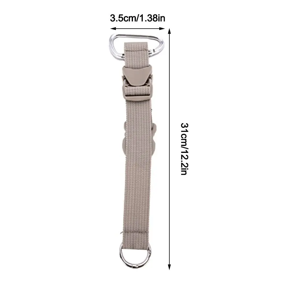 حزام أمتعة ثابت قابل للتعديل، أشرطة بإبزيم معلق مضادة للضياع، حزام تعبئة الأمتعة، مشبك قفل من النايلون متعدد الوظائف #6