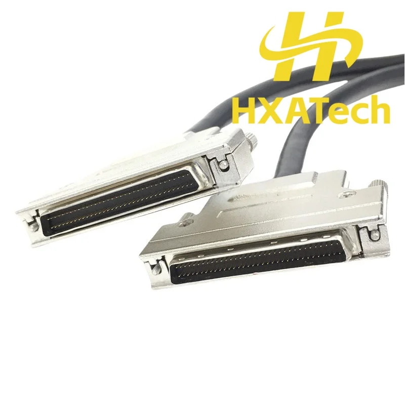 HXATech - High Qualilty SCSI HPDB68 male to male Connector Cable SCSI HPDB 68-pin to 68pin Double Shiled Copper Data Cable
