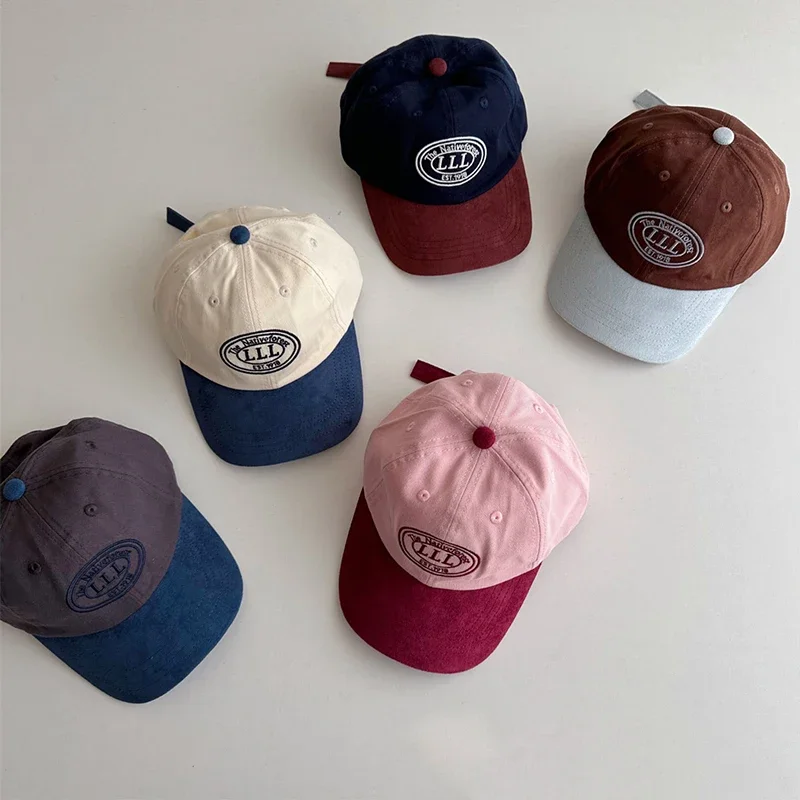 Berretto da baseball da donna patchwork moda lettera ricamata cappello da sole snapback regolabile cappellini parasole per ragazza sportiva all'aria aperta