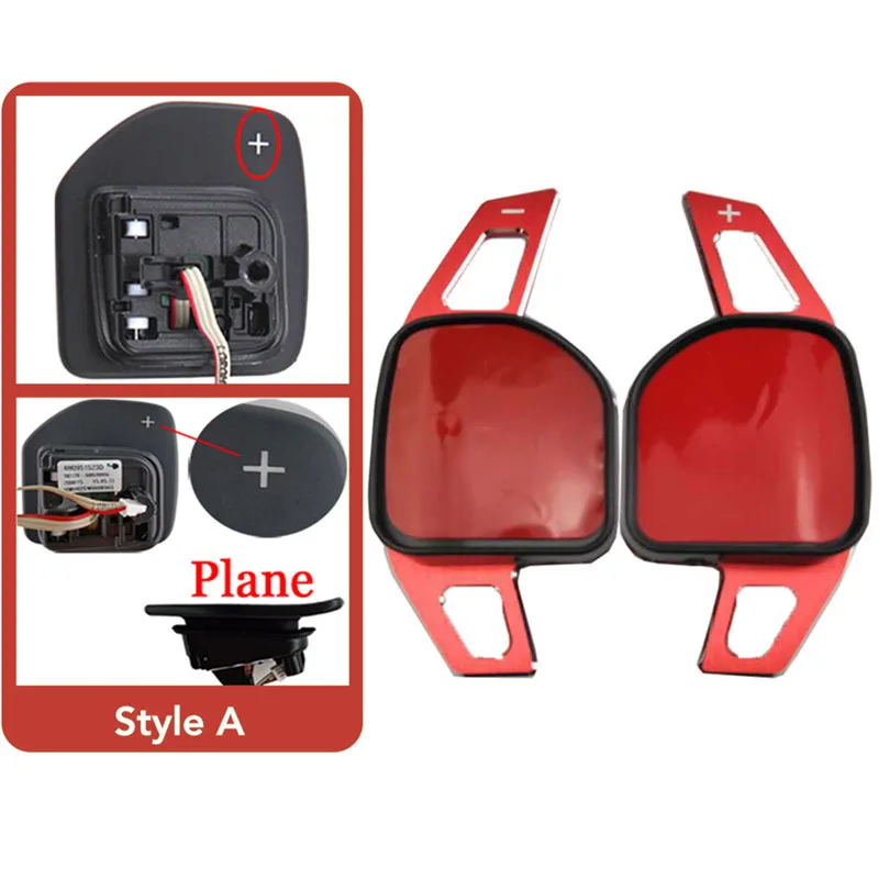 SZYNBQ Compatible avec pour A7 A8 2013 2014 2015 2016 2017 2018 2019 2020 2021 Extensions De Levier Vitesse De Volant De Voiture Palette De Changement Vitesse Décorative(15