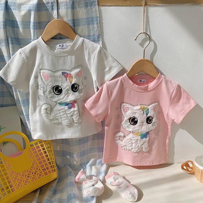 

Toddler Girls T-shirts Baby Kids Tops Tees Children's Clothes