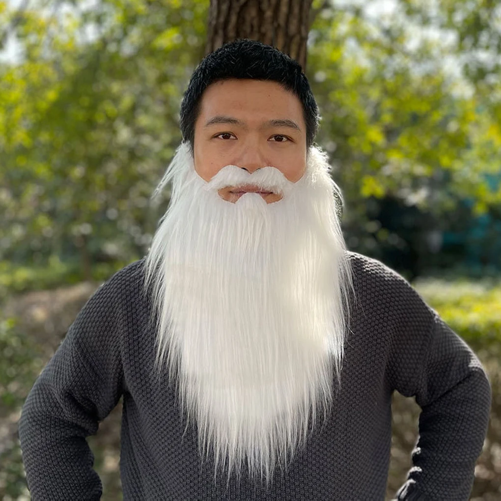 

1PC Long Beard Costume Cosplay Fake Beard Mustaches for Adult Facial Hair Easter Masquerade Operas Fancy Dress Party Supplies