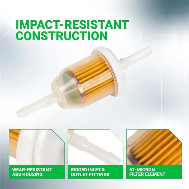 10 Pcs AM116304 Fuel Filter 25 050 22-S - For 1/4 And 5/16 Fuel Line For Kohler 25-050-03-S 25-050-08-S