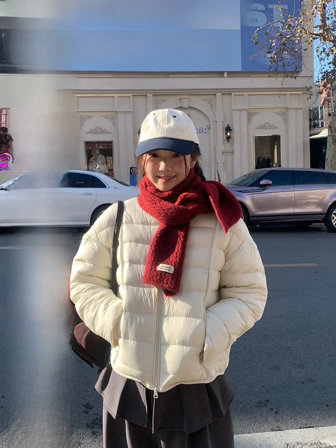 

Lightweight Casual Loose Women's down Jaet Imimtuan Brand Nylon Fabric round Ne Zipper Closure Long Sve Warm Top