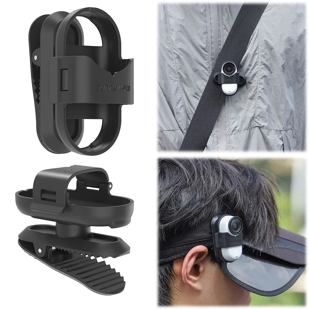 Крепление для спортивной камеры, зажим для камеры на 360 градусов, держатель для крышки камеры для Insta360 GO 3S/GO 3, аксессуары для спортивной камеры