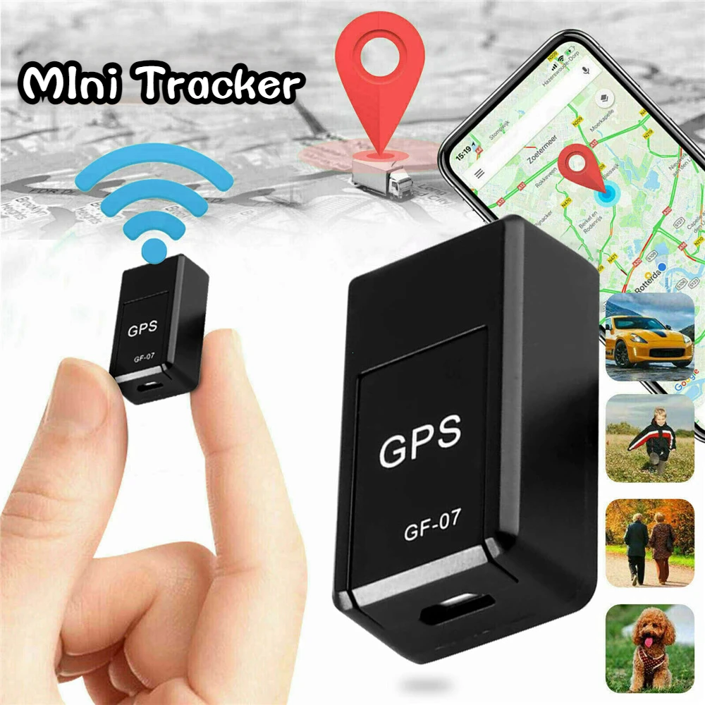 Mini GF-07 GPS Tracker for Car Real Time Vehicle Tracker Anti Theft Lost Locator Strong Magnetic Mount SIM Message Positioner