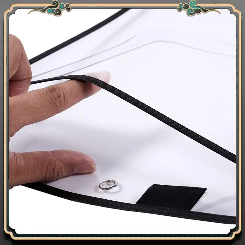Reliable-150 Pack Dry Erase Pockets PVC Transparent Sewn Dry Erase File Bag Reusable Dry Erase Bag