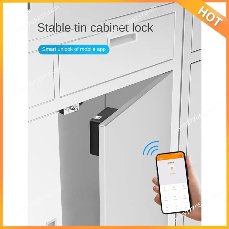 A43M Smart Wood Door Lock Keyless Invisible Electronic Lock IC Card Ttlock App Unlock Cabinet Locker Furniture Drawer Lock Durab