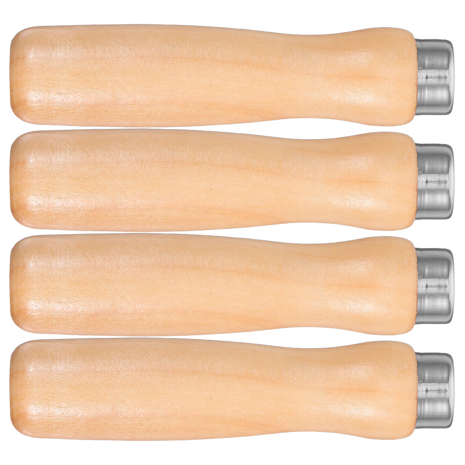 4 قطعة مقابض الملفات الخشبية استبدال 4 مللي متر قبضة مريحة لأدوات النجارة مقبض دائم للملفات مشاريع عرموش ذاتية الصنع #2