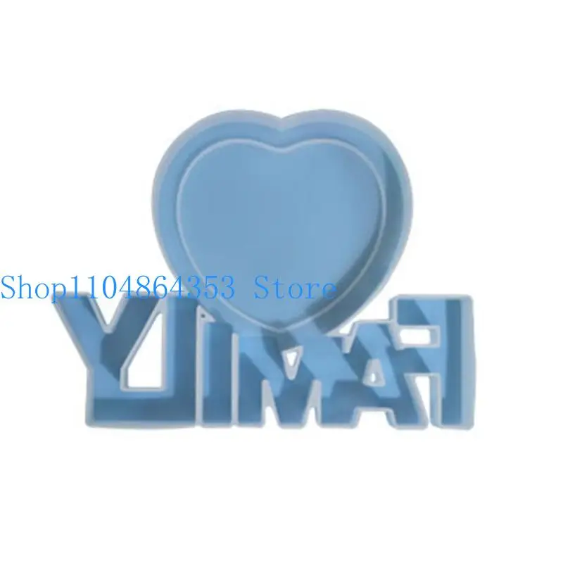 652F Photo Frame Silicone Mold DIY Craft Epoxy Resin Casting Molds Love Home Family Jewelry Making Table Home Decoration