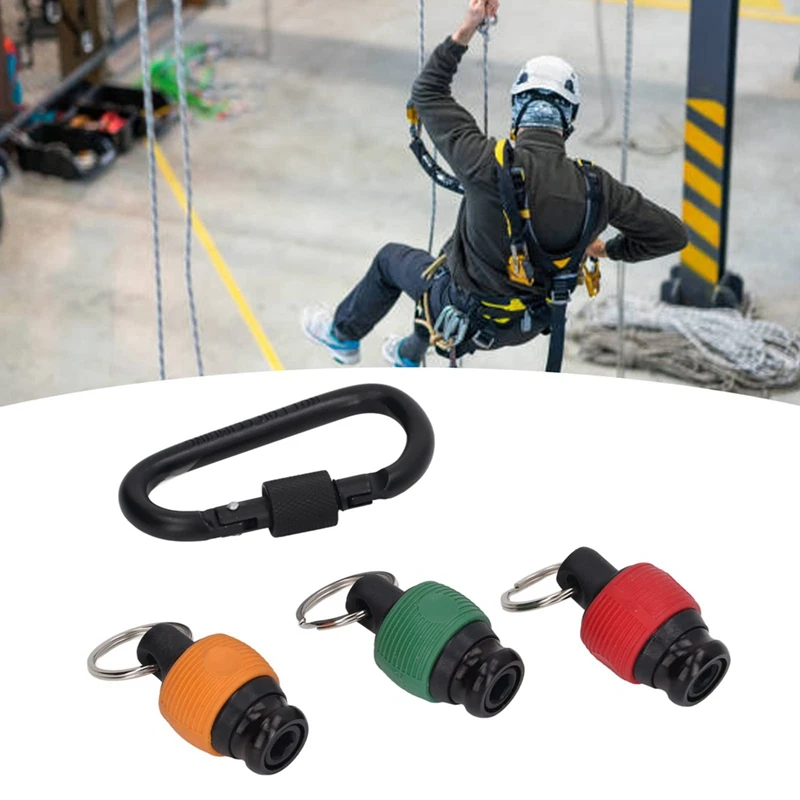 アルミニウム合金ドライバービットホルダー、キーチェーン延長バー、ドリルねじアダプター、六角ハンドル、1インチ、4インチ、3個