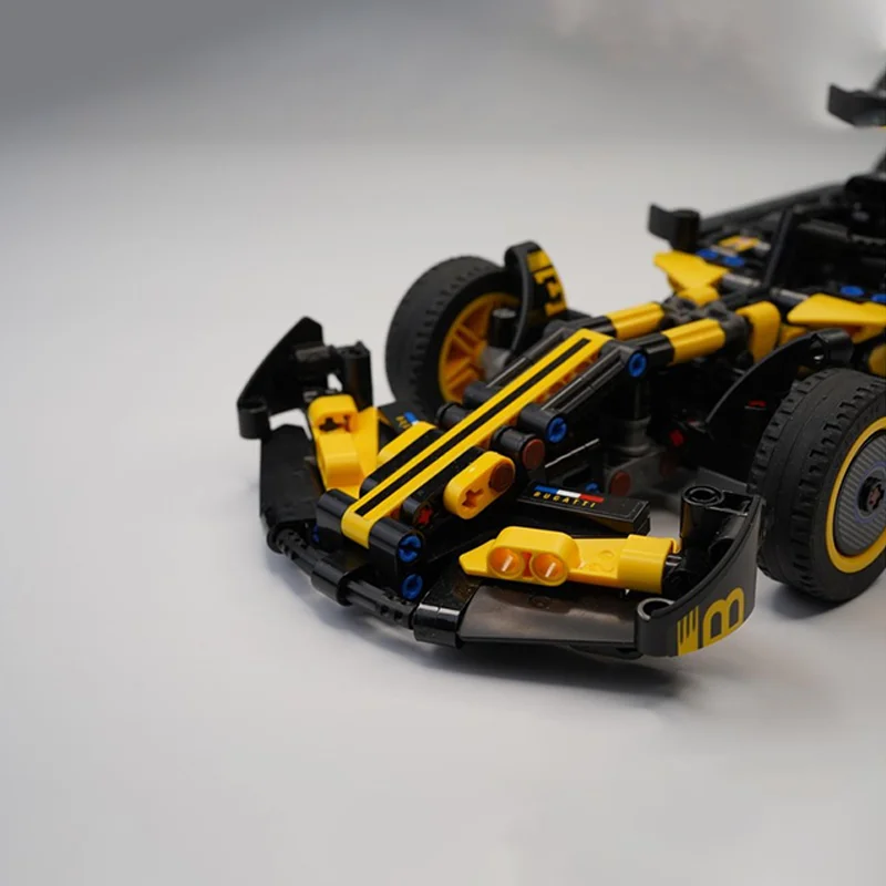 598 pièces MOC technique Bugattied Bolide modèle blocs de construction bricolage cadeaux de noël jouets créatifs idée éducation brique