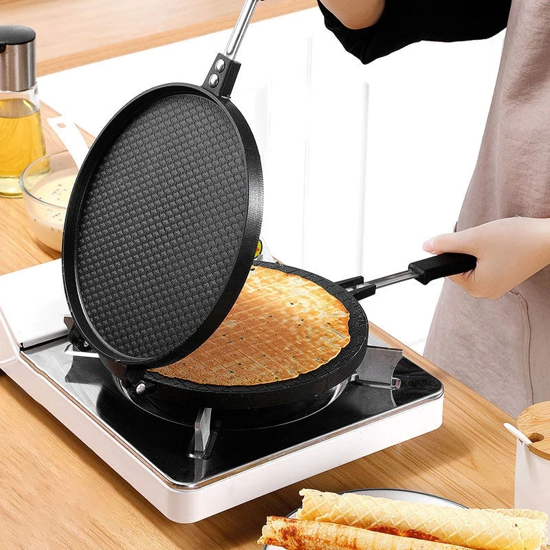 Egg Roll Waffle Maker Nonstick Cake Mold For Home Bakeware DIY Mini Ice Cream Cone Tool Baking Pastry Utensils Kitchen Supplies