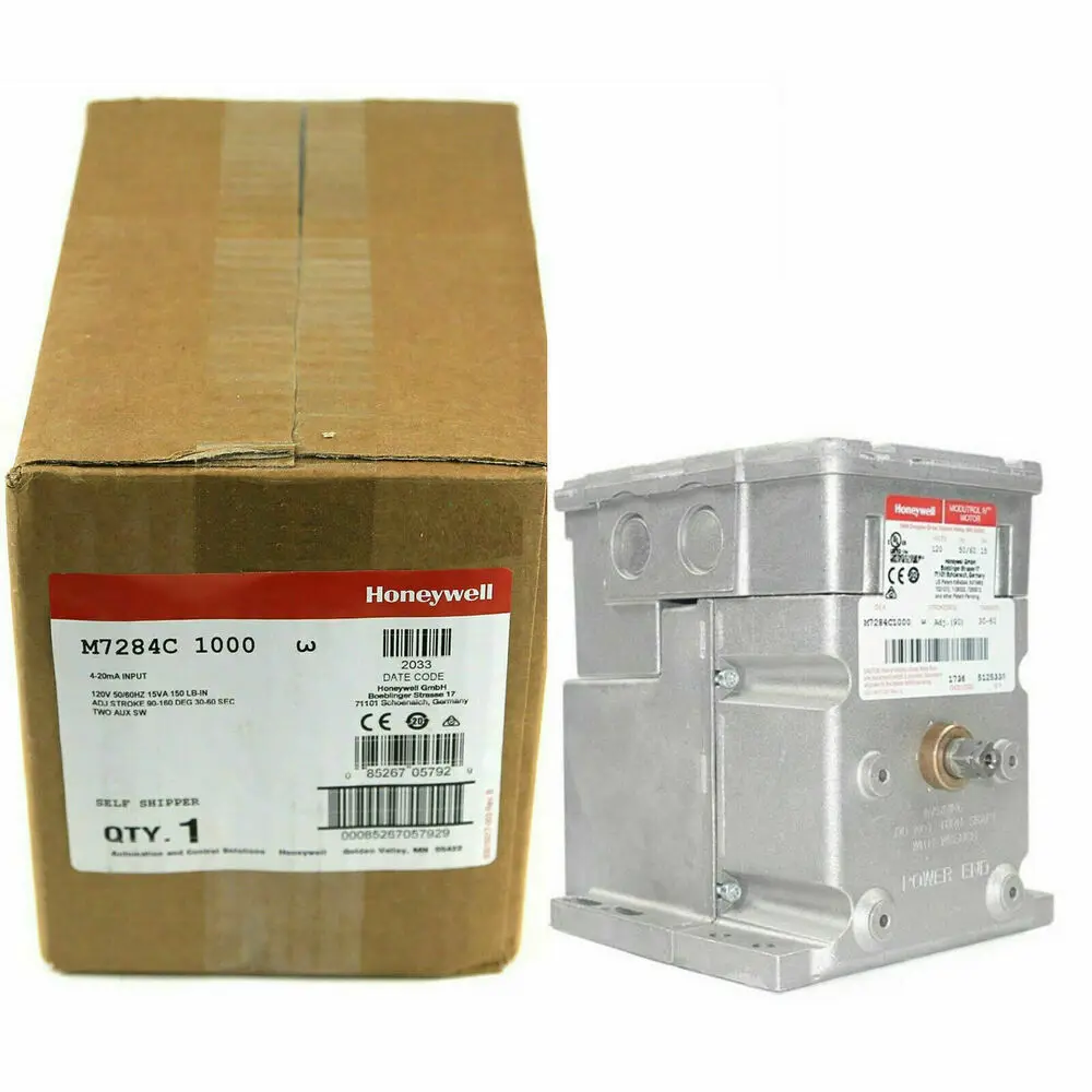 

New Honeywell Modutrol Motor M7284C1000 M7284C-1000 1 year warranty