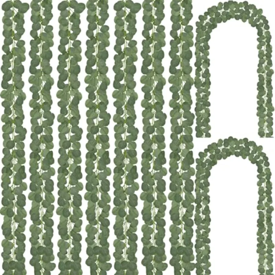 

Искусственная гирлянда из эвкалипта, 96 шт., для украшения стола, стен, камина на свадьбу или вечеринку