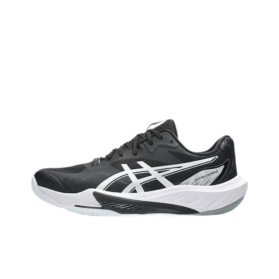 ASICS SKY ELITE FF 4 Volleyball Shoes Men's Low Top Black/Pure Silver 1051A098-001