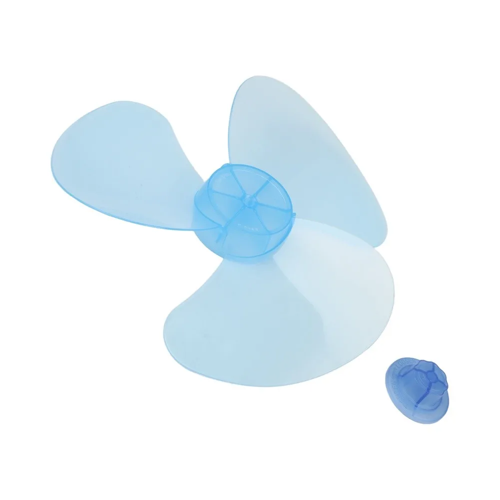 3 Leaves Fan Blade Plastic Fan Blade Home Cooling 8mm Diameter Central Round Hole Easy Installation Comfortable Cooling