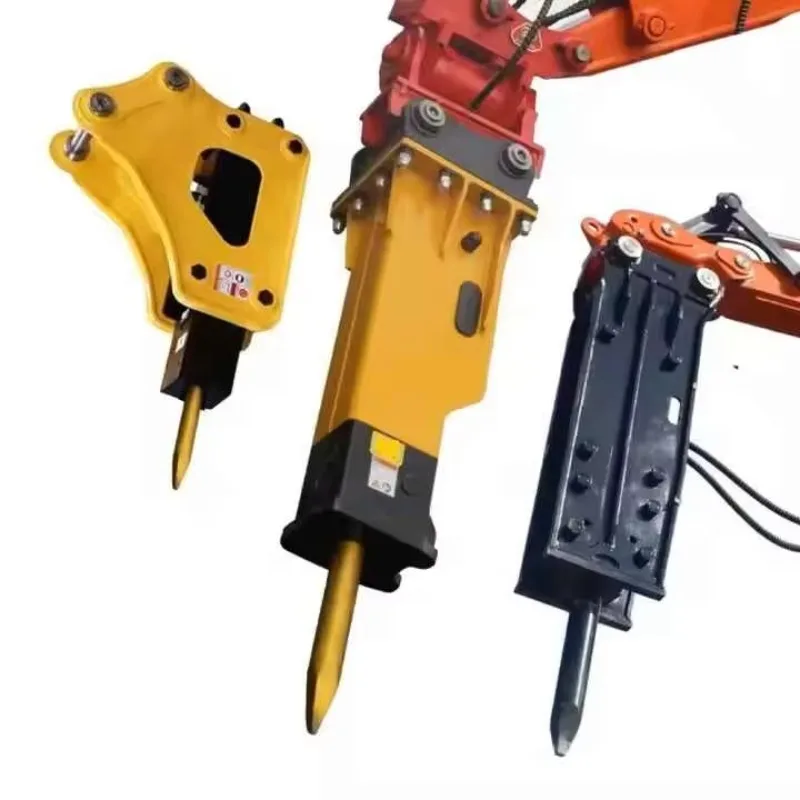 High Frequency Hydraulic Rock Breaker Heavy Duty Crushing Hammer For Quarry Mining Engineering Project