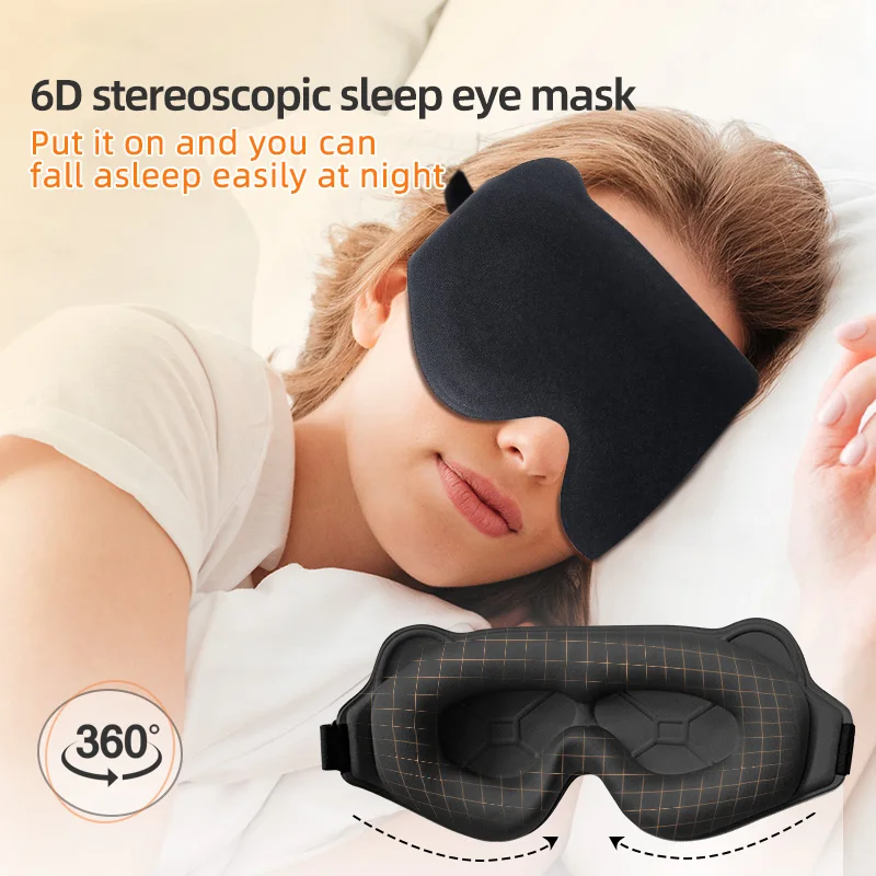 Schlafmaske Augenklappe Augenbinde Licht Reise Augenmaske für 3D Schlafmaske Slaapmasker Nachtschlaf Patch Tragbare Augenmaske Pad