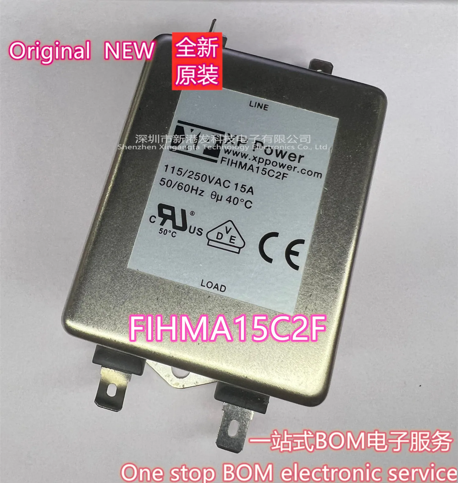 

FIHMA15C2F Power Line Filter, Medical, Medical, 250 VAC, 15 A, Single Phase, 2 Stage, Chassis Mount Original goods 1pcs/lot