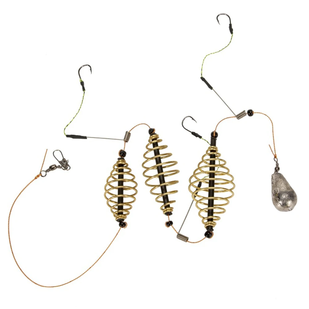 Jaula de señuelo Artificial, línea de PE amarilla + Metal, 15g/20g/25g/30g/35g/40g, 50cm, anzuelo de pesca, gran oferta