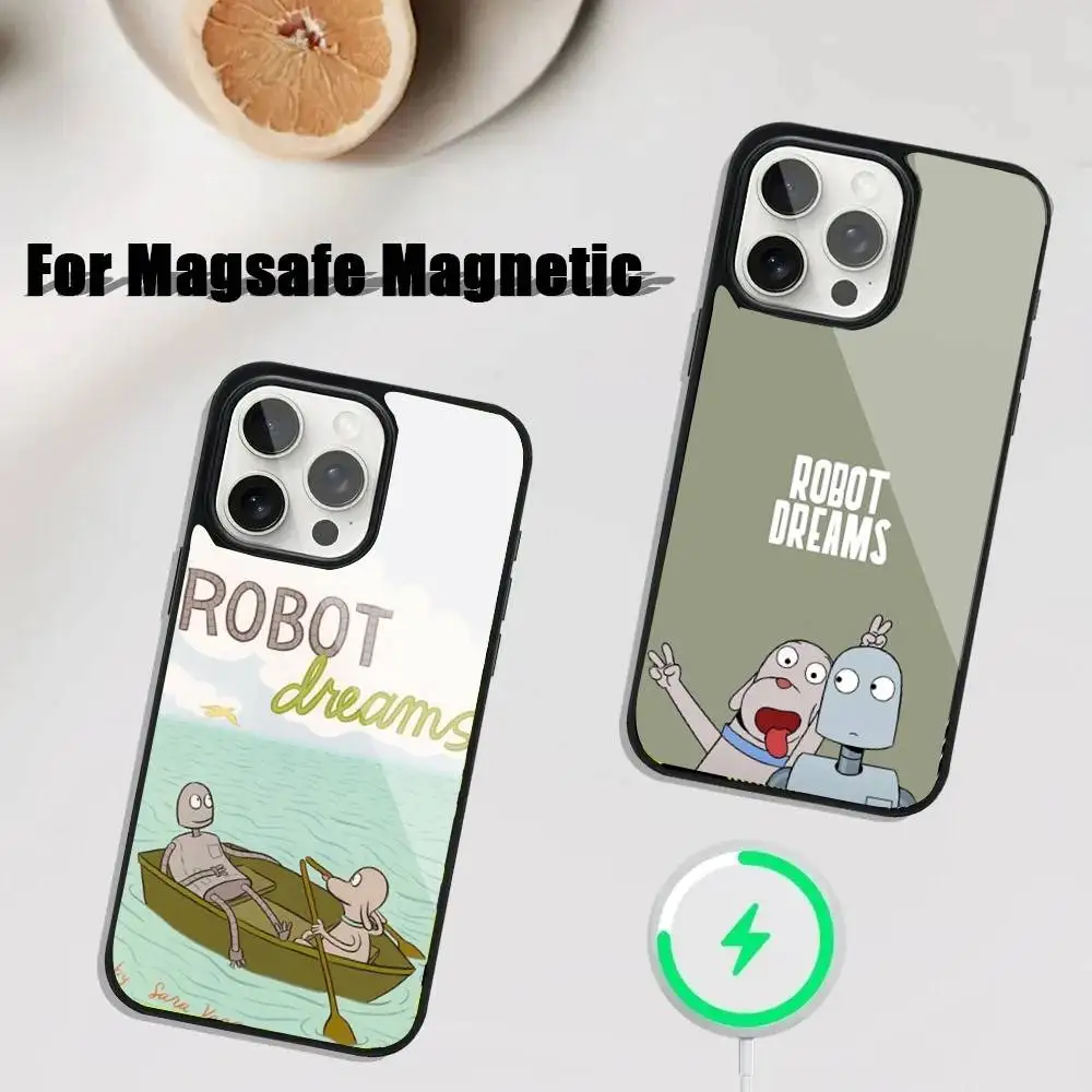 

R-Robot D-Dreams Phone Case For iPhone 16,15,14,13,12,11,Plus,Pro,Max Mini Magsafe Magnetic Wireless Charging