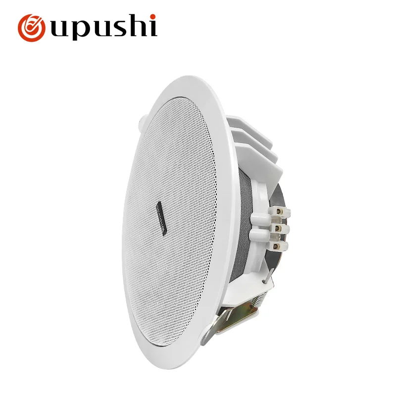 Oupushi 6.5 بوصة 8 بوصة مكبر صوت سقف مقاوم ثابت 6 واط 10 واط مكبر صوت سقف لمركز التسوق المنزلي