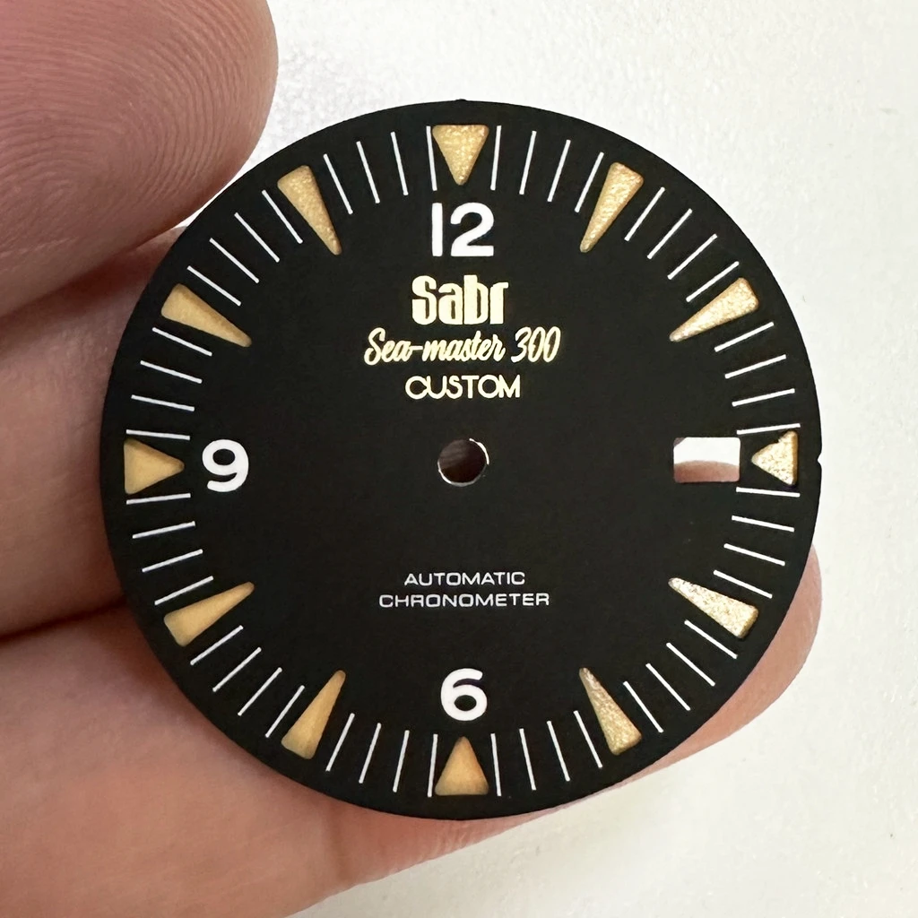 Goutent 28.5/29/30.5/31mm Laser Print Custom Name/Logo Watch Dial Diy Dial Fit NH35 NH36 Automatic Movement Personalization