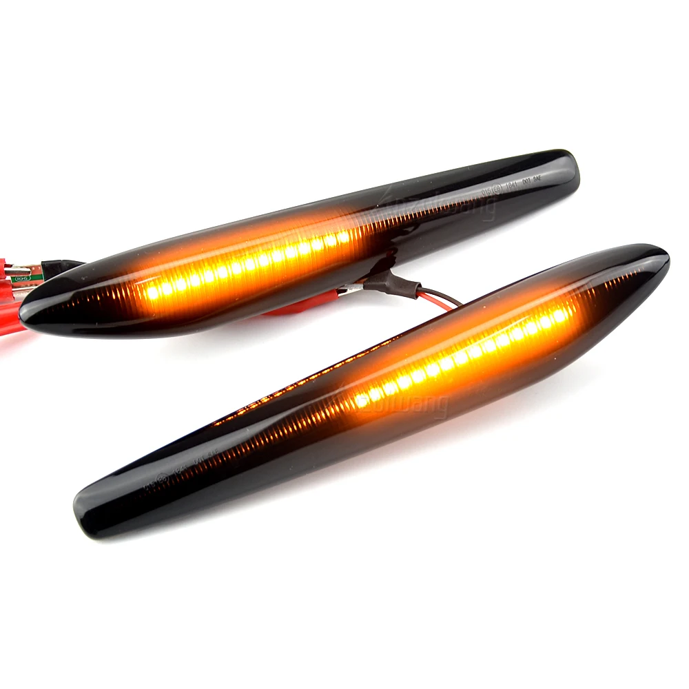 2Pcs LED Dynamic Side Marker Lights Arrow Turn Signal Blinker Lamps For Alfa Romeo 159 / 159 Sportwagon / Boera / Spider typ 939