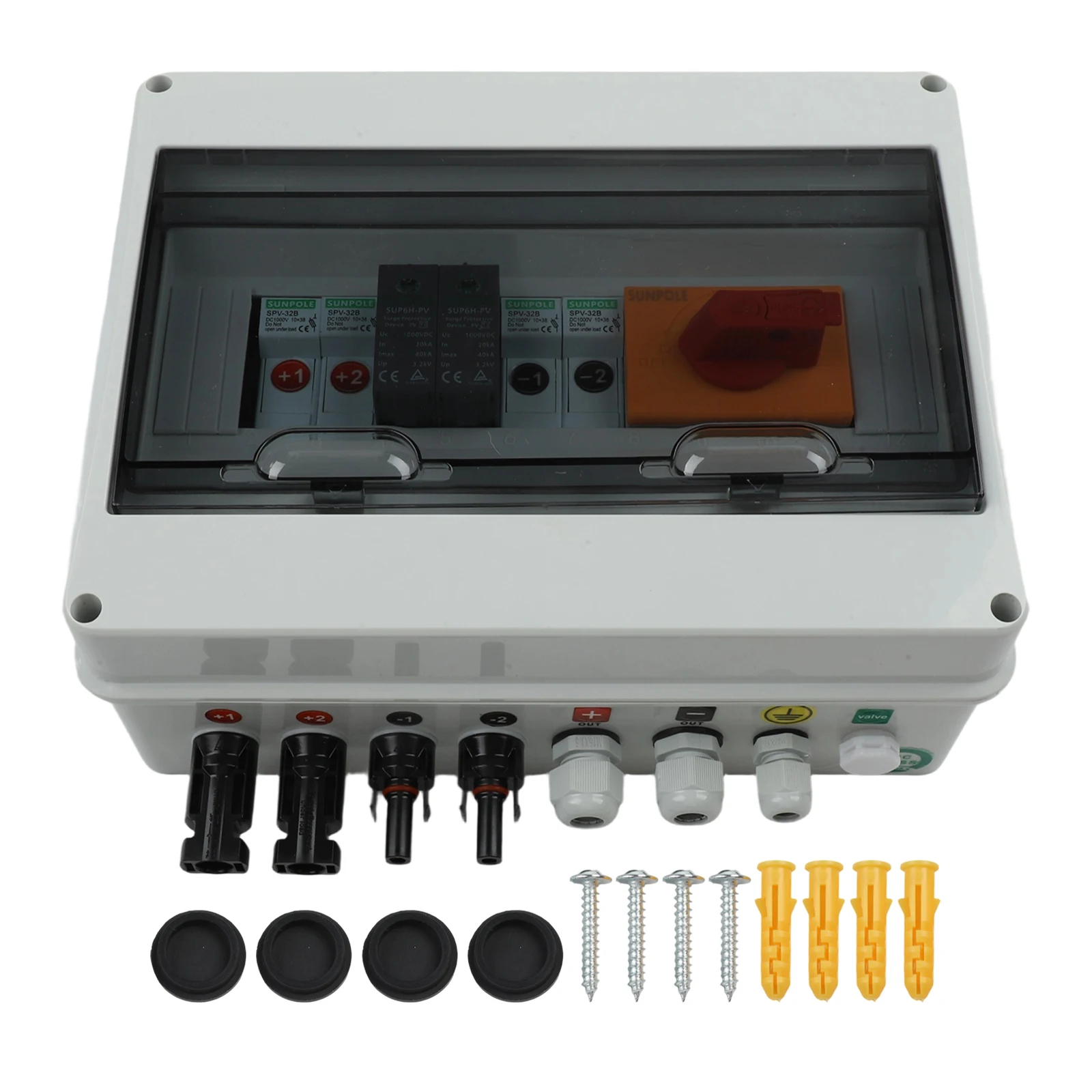 High Performance 2 In 1 Out Solar PV Combiner Box with 1000V Rating and Advanced Safety Features for Solar Installations