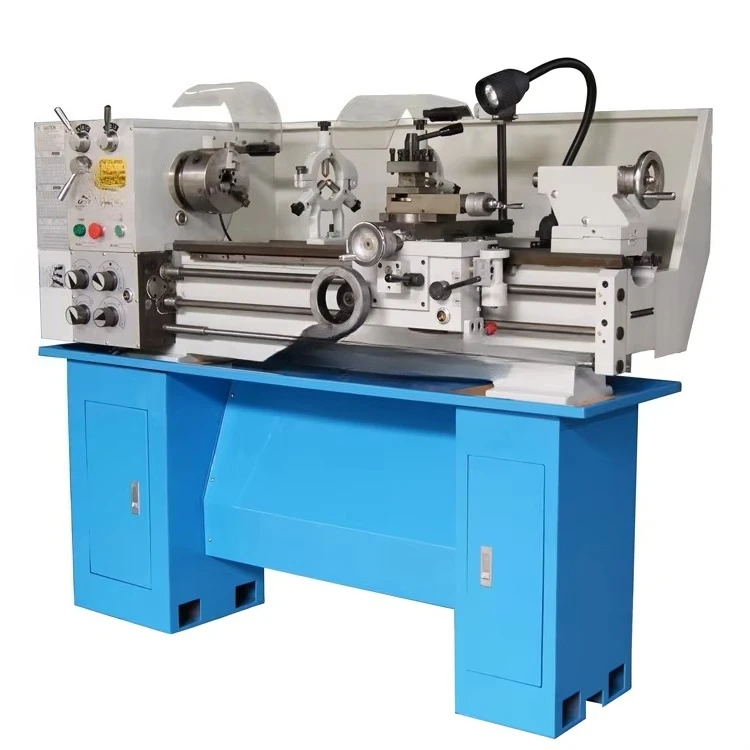Hot Sell Horizontal Bench Lathe Machine with Gear Core Components Medium Capacity High Precision