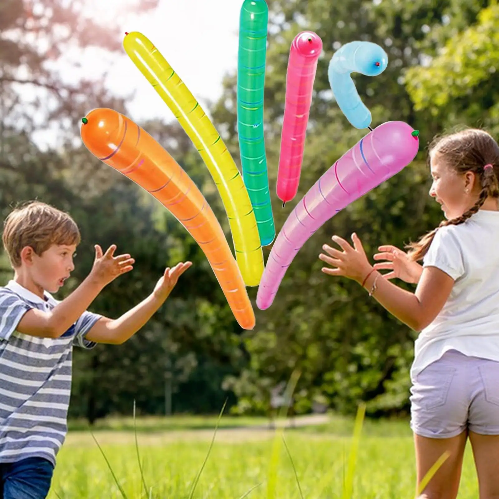Globos gritando 100 piezas de globos de giro largo decoración navideña juguetes al aire libre para festivales fiestas cumpleaños eventos niños