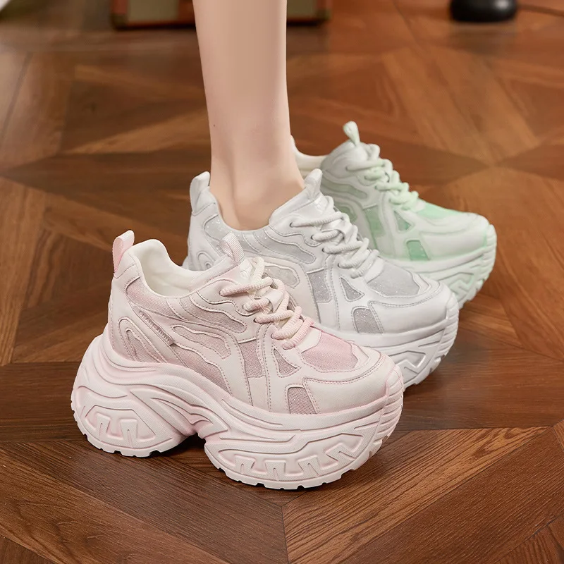 Women's Fashion Chunky Platfor – Platform Sneakers Chunky recenzja i cena