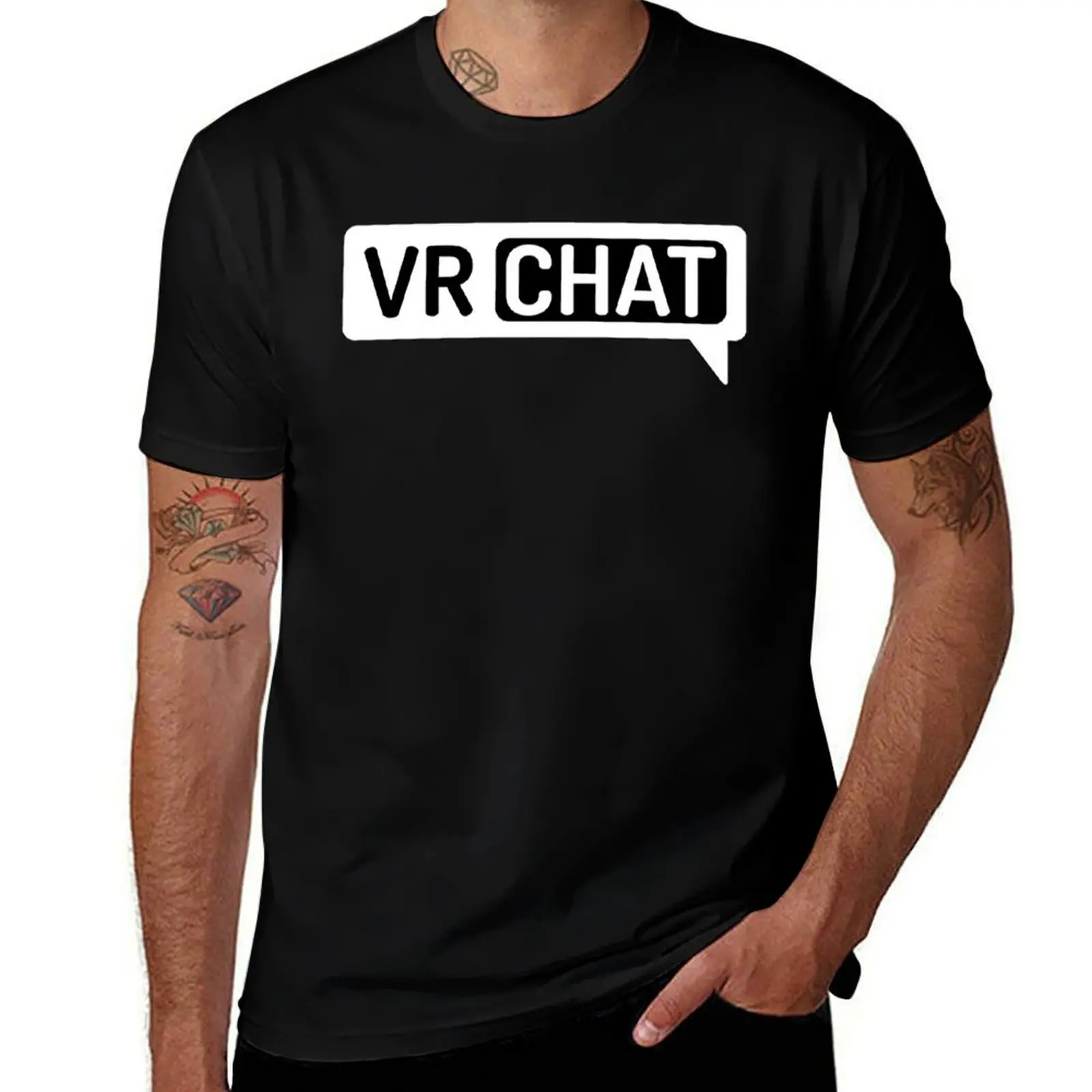 

Vr chat best game T-Shirt plus size clothes plus sizes Short sleeve tee mens t shirts pack