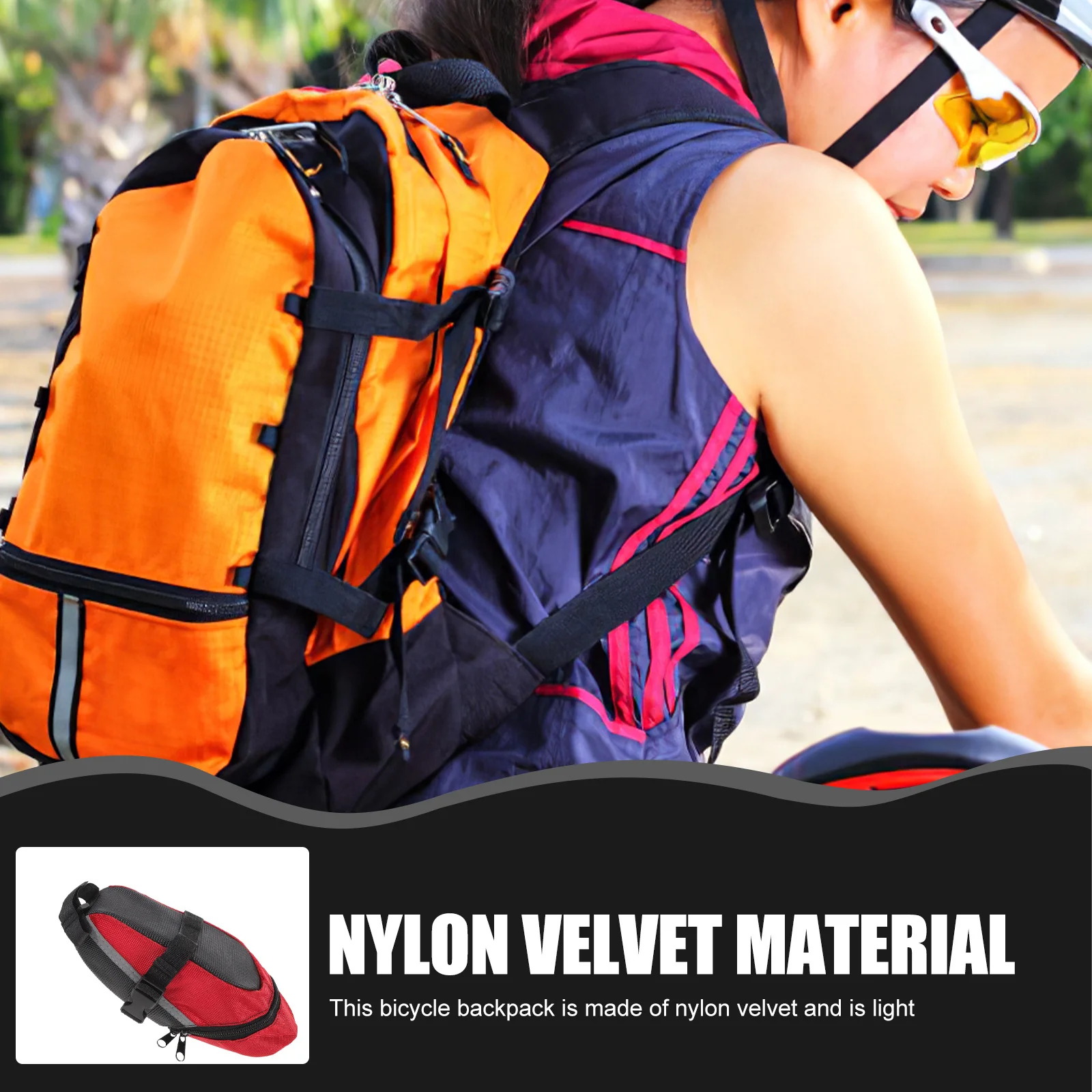 

Professional Bike Rear Seat Bag Large Capacity Zipper Outdoor Cycling Accessory Multi Functional Saddle Storage Pouch for Mobile