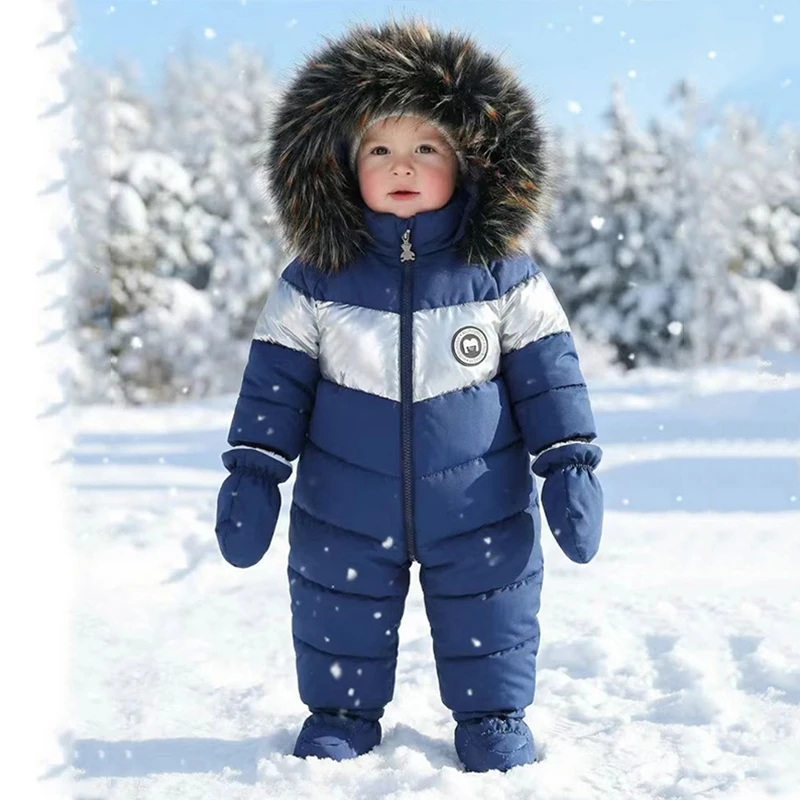 Winter Newborn Baby Romper Wit - Winter Clothing Baby Boy reseña y precio