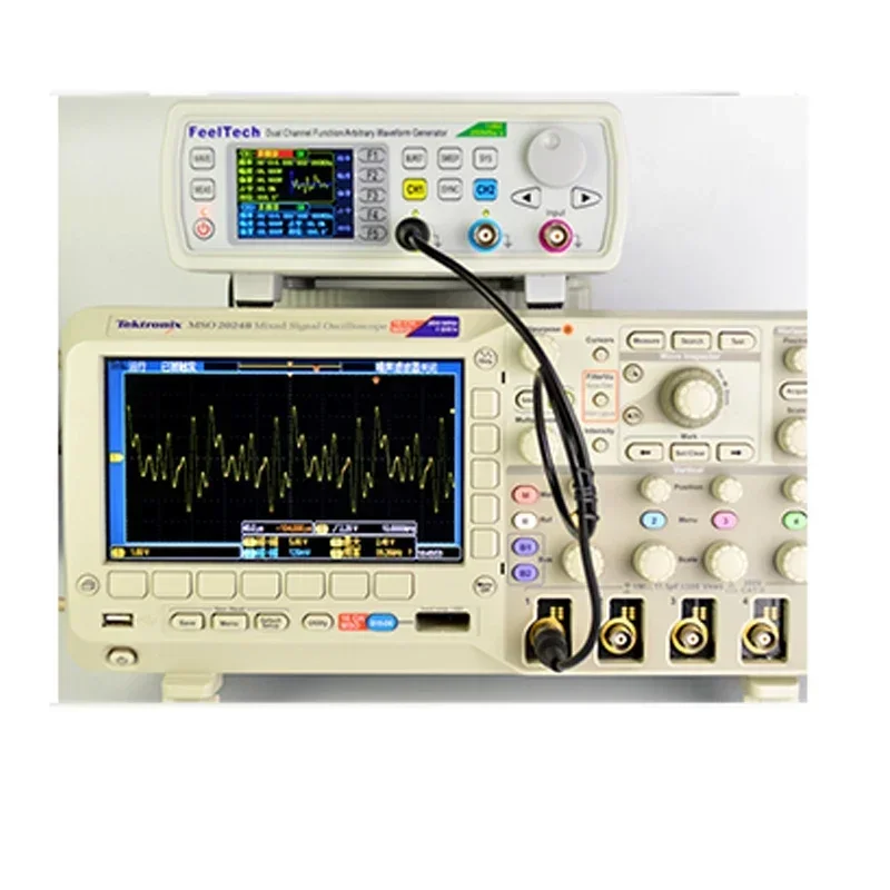 Portable 220v FY6600 Programmable Dual Channel DDS Function Arbitrary Waveform Signal Generator/pulse Signal Source/frequency Me