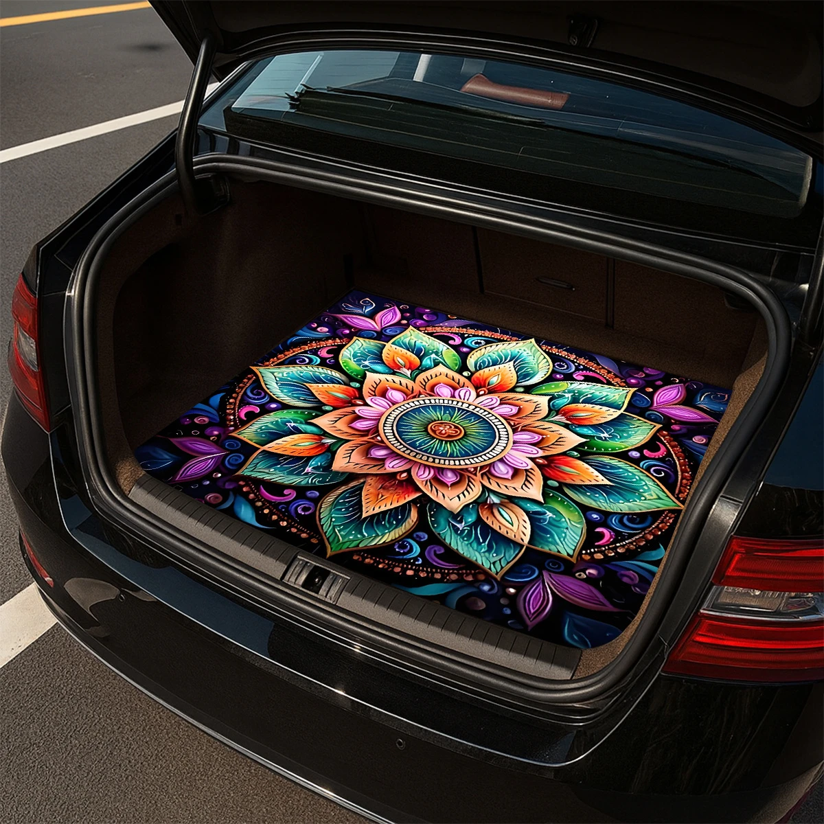 Travel Yoga Accessories - Mandala Lotus Bagaj Paspası, Yoga Kargo