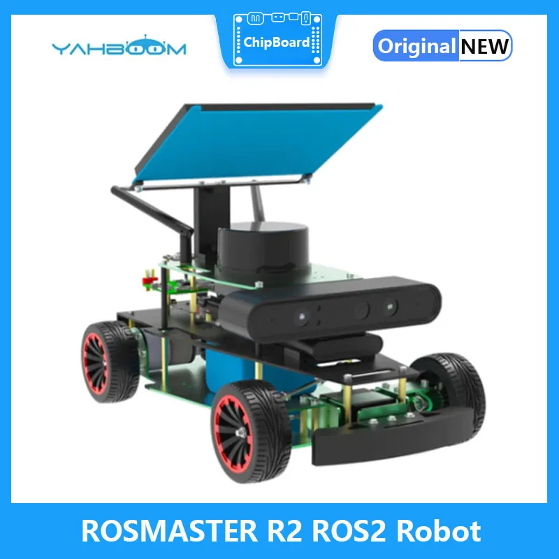 

ROSMASTER R2 ROS2 Robot With Ackermann Structure For Jetson NANO 4GB/Orin NANO/Orin NX/RPi 4B(Max Speed:1.8m/s)