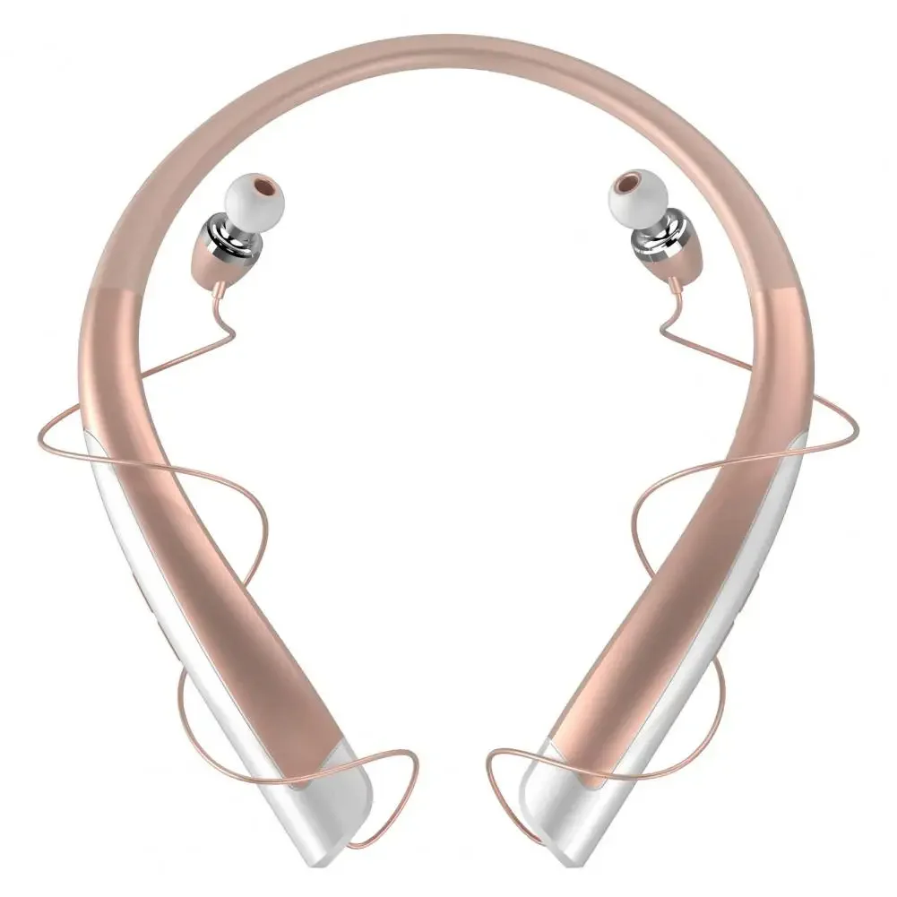 

High Quality Music Sports Earphones CSR HD Stereo Sound Sports Earphones Noise Canceling Stereo Sound HBS IPX Real Silvery