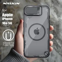 For iPhone 16e Case NILLKIN Iceblade Prop for Magsafe Magnetic Privacy Lens Camera Protect Cover